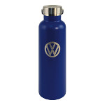 VW STAINLESS THERMOS DRINKING BOTTLE, VACUUM INSULATED, HOT/COLD, 735ml – BLUE