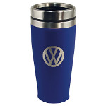 VW STAINLESS STEEL INSULATED TUMBLER, DOUBLE WALLED, 400ml – BLUE