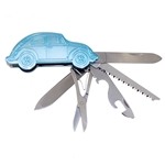 VW BEETLE 3D POCKET KNIFE IN GIFT TIN - BLUE